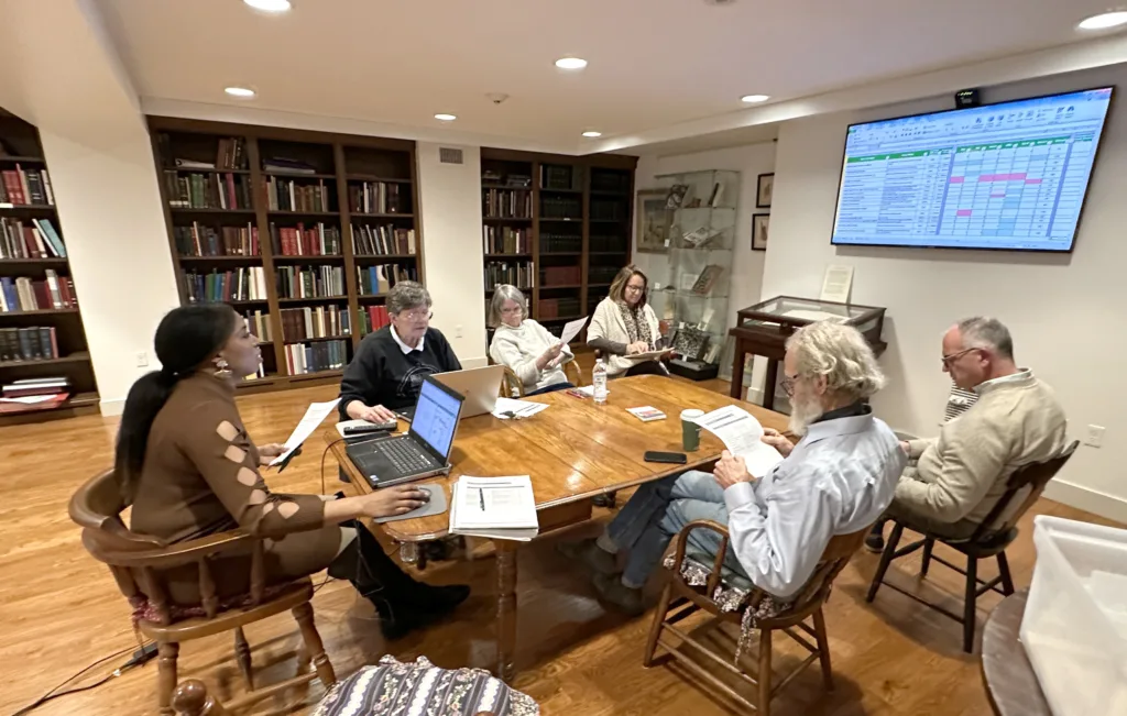 The Upper Bucks Community Fund Committee meeting to review and recommend grants from Erwin J. & Gertrude K. Neusch Fund and the Richard E. Gasser Fund.